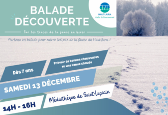 Médiathèque de Saint-Lupicin : Balade découverte avec le CPIE