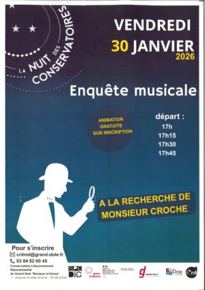 jeu/enquête musicale Conservatoire de Dole