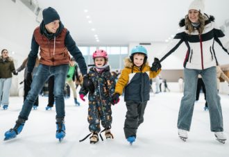 Patinoire/piste de roller de l&rsquo;Espace des Mondes Polaires Paul-Émile Victor