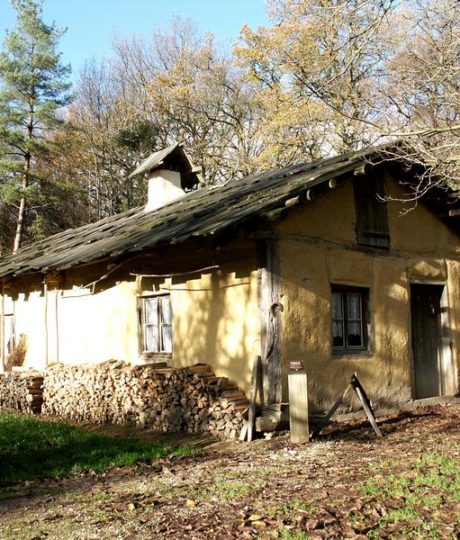Forêt de Chaux, baraques bûcheronnes du 14