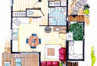 Lodges du hérisson le gour bleu