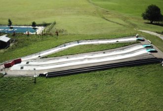 Pistes de luges tubing