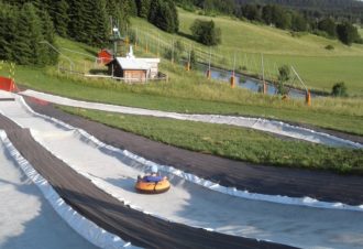 Pistes de luges tubing