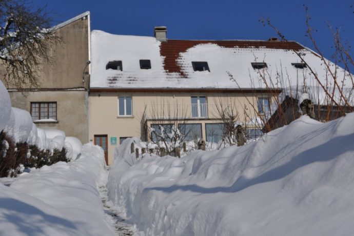 le gîte en hiver