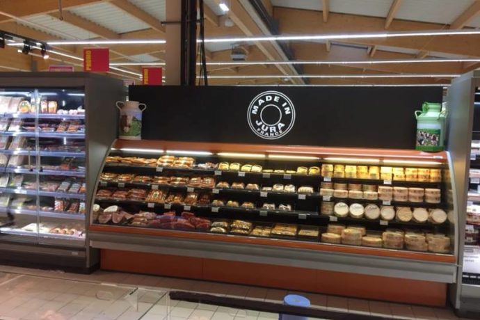 Super U Saint-Laurent : rayon fromages