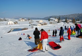Piste de luge à Nanchez