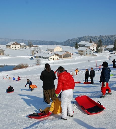 Piste de luge à Nanchez