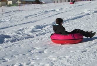 Piste de snowtubing