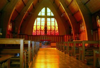 Eglise en bois de Lavancia