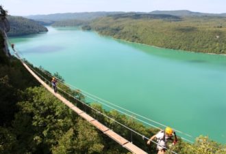Via ferrata du Regardoir – lac de Vouglans
