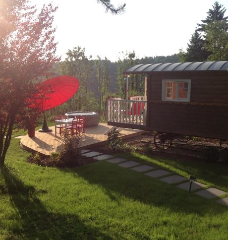 La roulotte arc-en-ciel