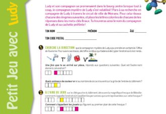 Jeu de piste « Retrouve le compagnon mystère de Ludy »