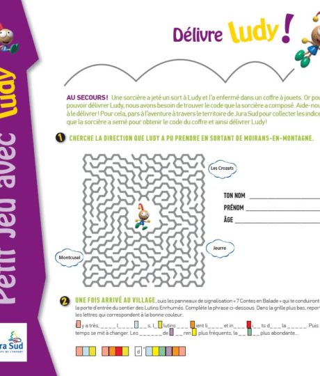 Jeu de piste « Délivre Ludy »