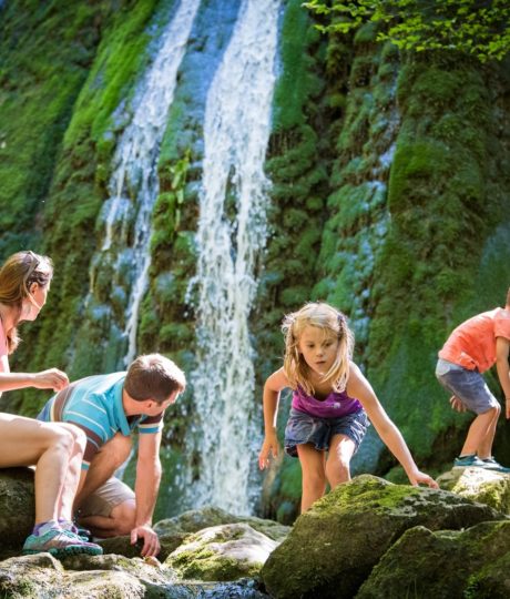 La cascade du Bief de la Chaille et le pont Perroud