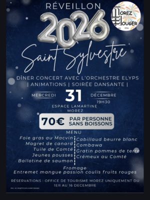 réveillon saint sylvestre – menu