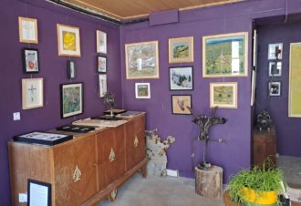 Atelier d’artiste, lieu d’exposition avec Christine Richard