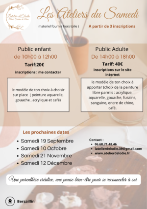Les ateliers du samedi – 1