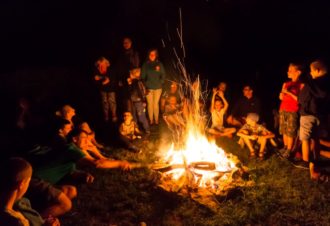 Camping site et paysage Beauregard