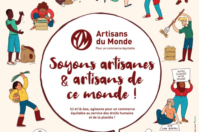 Affiche Soyons artisanes et artisans de ce monde