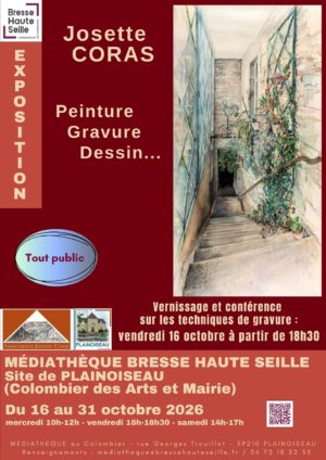 Affiche exposition Josette Coras