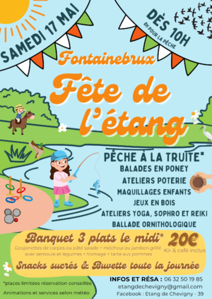 Affiche fête de l’etang 2025