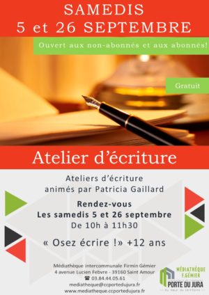 Atelier d&rsquo;écriture