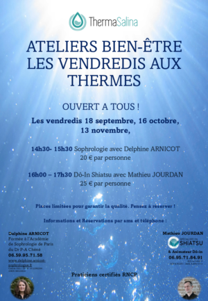 Ateliers bien-être les vendredis aux thermes s2