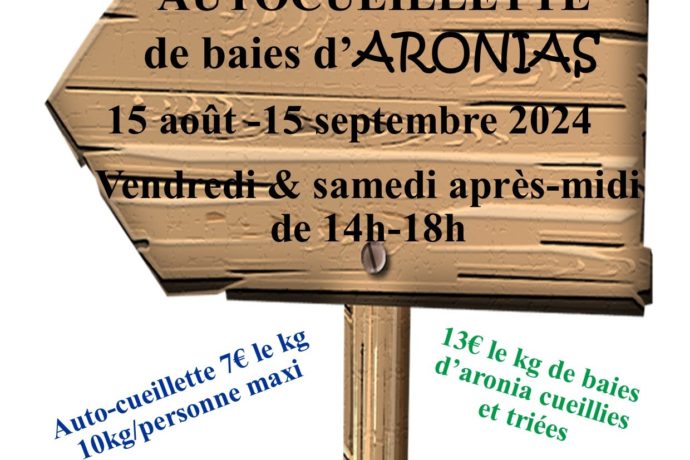 Autocueillette domaine des aronias