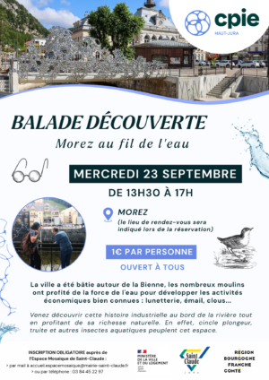 Balade découverte – Morez au fil de l&rsquo;eau