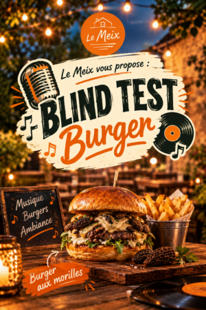 Blind Test Burger aux Morilles
