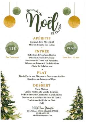 Brunch noël Lou granva 2025