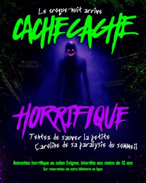 Affiche cache cache horrifique