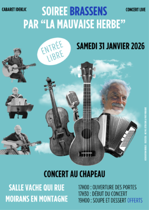 Affiche événement Brassens – 1