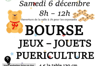 Bourse aux jeux, jouets et puériculture