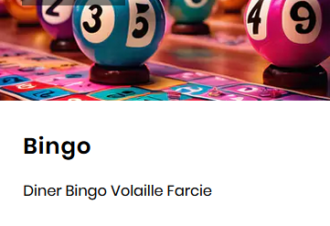 Bingo « Volaille farcie »