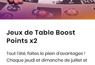 Jeux de Table Boost Points x2