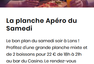 La planche Apéro du samedi
