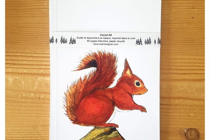Carnet écureuil