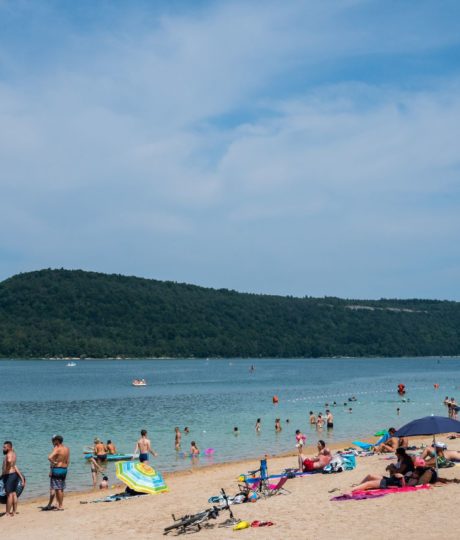 Plage de Doucier – lac de Chalain