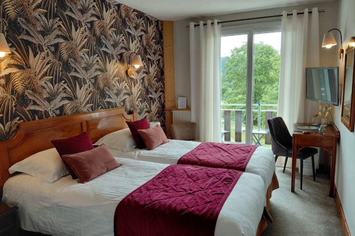 Chambre avec 2 lits de 90×200