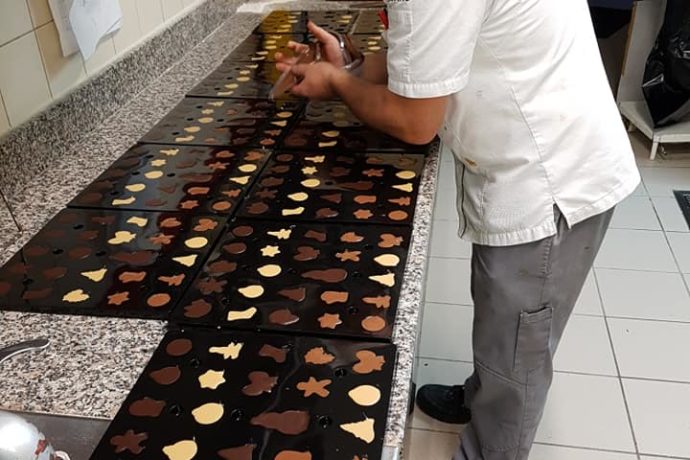 Chocolat de Noël Atelier production
