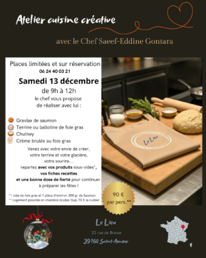 Copie de Samedi 13 décembre atelier cuisine créative (Publication Instagram (4:5)) – 1