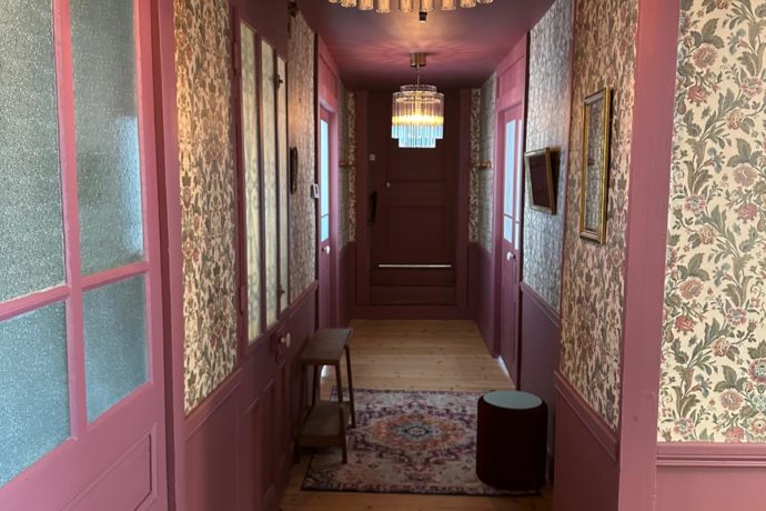 Couloir intérieur gîte
