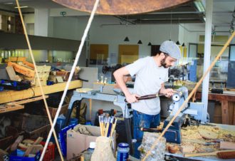 l’Atelier des savoir-faire : Démonstrations de tournage sur bois