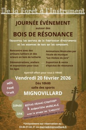 De la forêt à l’instrument – 1