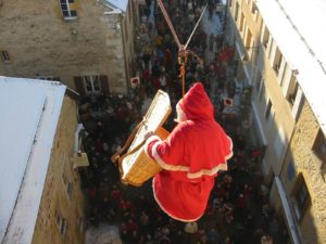 Descente du Père Noël Nozeroy 1
