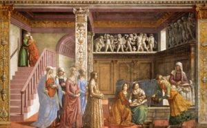 Domenico Ghirlandaio – La nativité de la Vierge