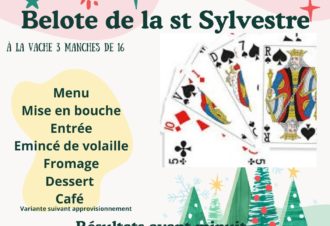 Belote de la Saint-Sylvestre & repas
