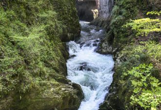 Les cascades et gorges de la Langouette