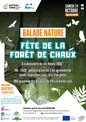 Fête du site Natura 2000 de la Forêt de Chaux 2026